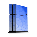 Playstation 4 Cell sticker Blauw skin Ucustom