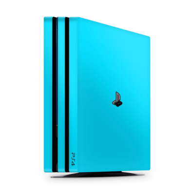 Playstation 4 Pro Basic sticker licht blauw skin Ucustom