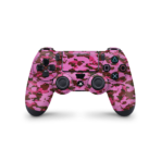 Playstation 4 Controller Camouflage sticker roze skin Ucustom