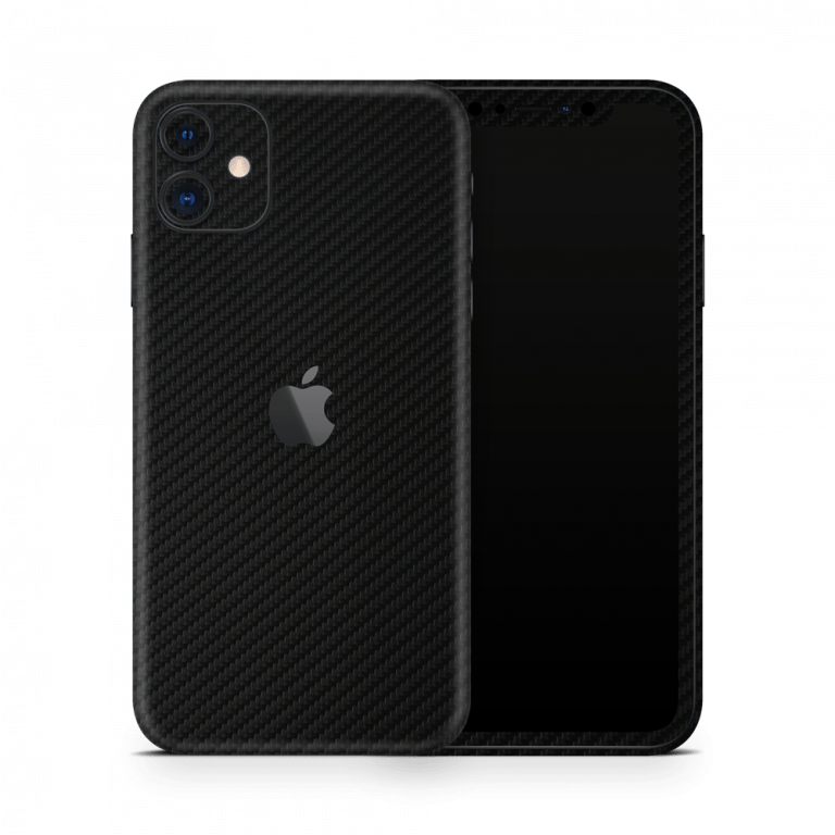 iPhone 11 Zwart Cabon skin