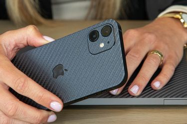 iPhone-skin-carbon-grijs